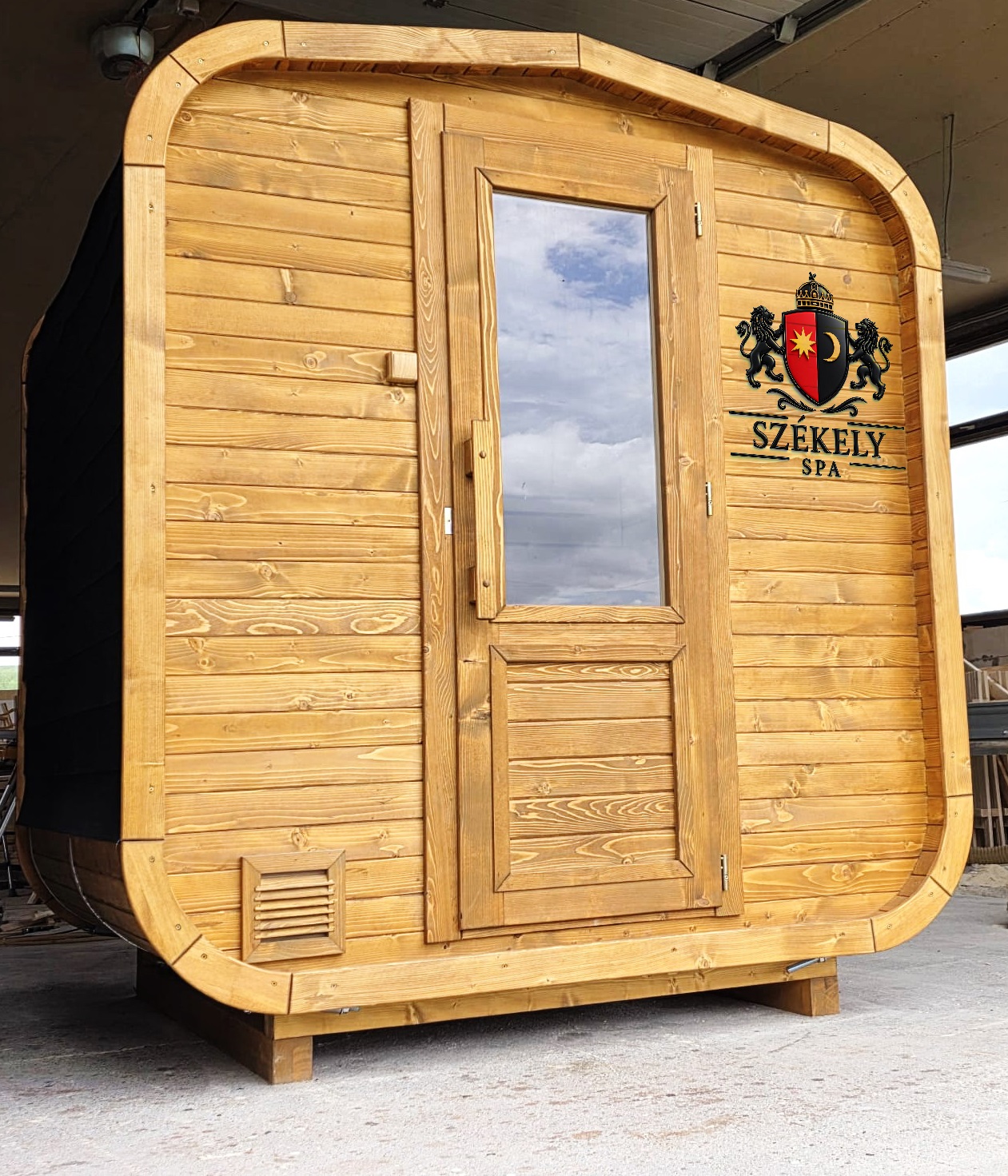 Saună Premium de Exterior din Lemn Masiv [TSZ1]